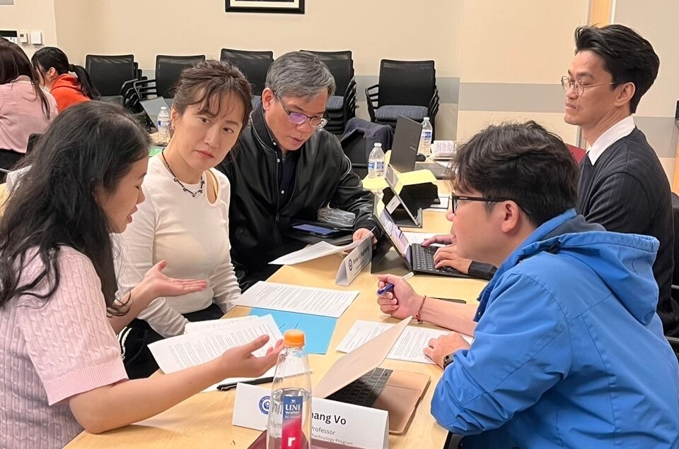 Training participants from various backgrounds at Taiwan Tech exchanged ideas on how to apply Universal Design for Learning (UDL) in their respective fields during the “Inclusive Teaching” workshop led by Professor Rong-Hsian Lin from UC Irvine's College of Humanities.