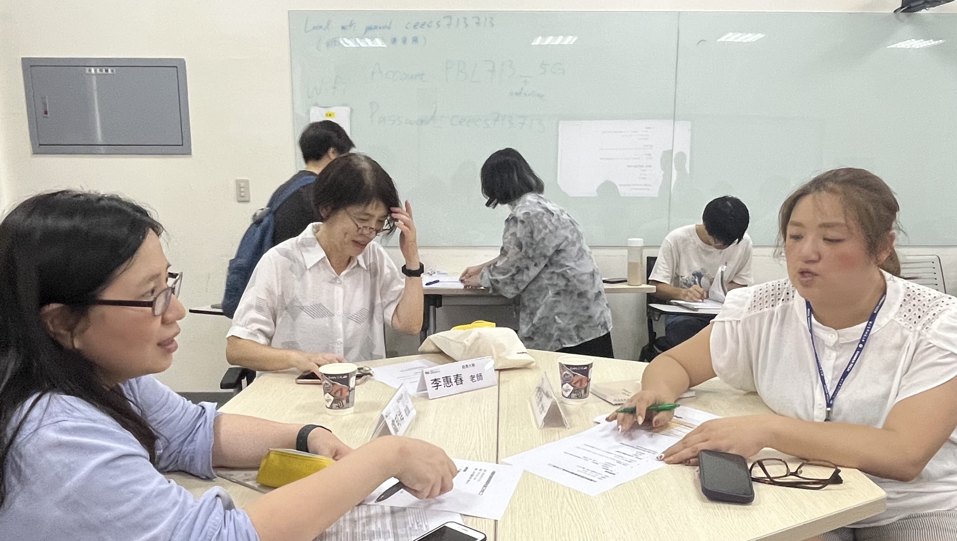 Teachers participating in the Teaching Development Consultant Training engaged in group discussions and feedback exercises focused on teaching cases.