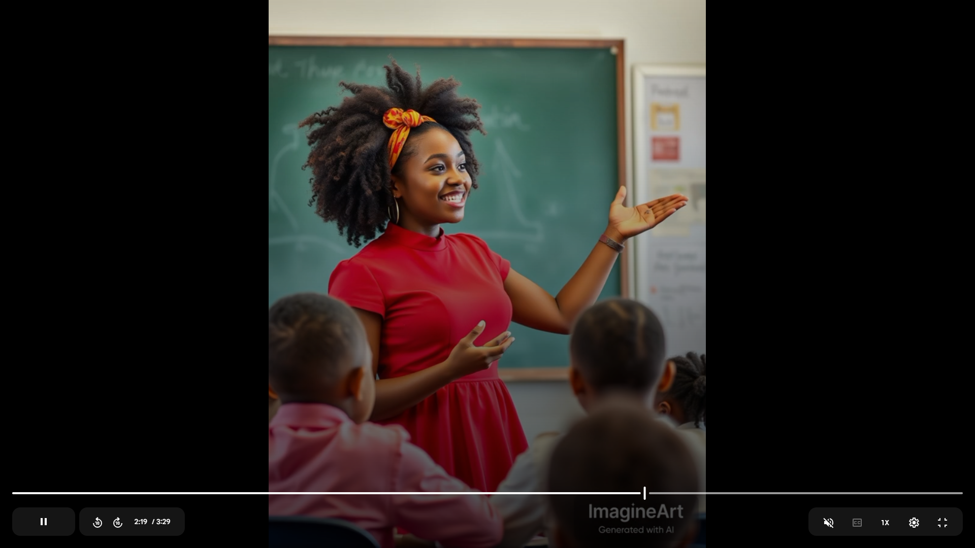 Kenyan student Lolesther shared her life experience in the workshop and created a 3-minute result video to showcase her story.