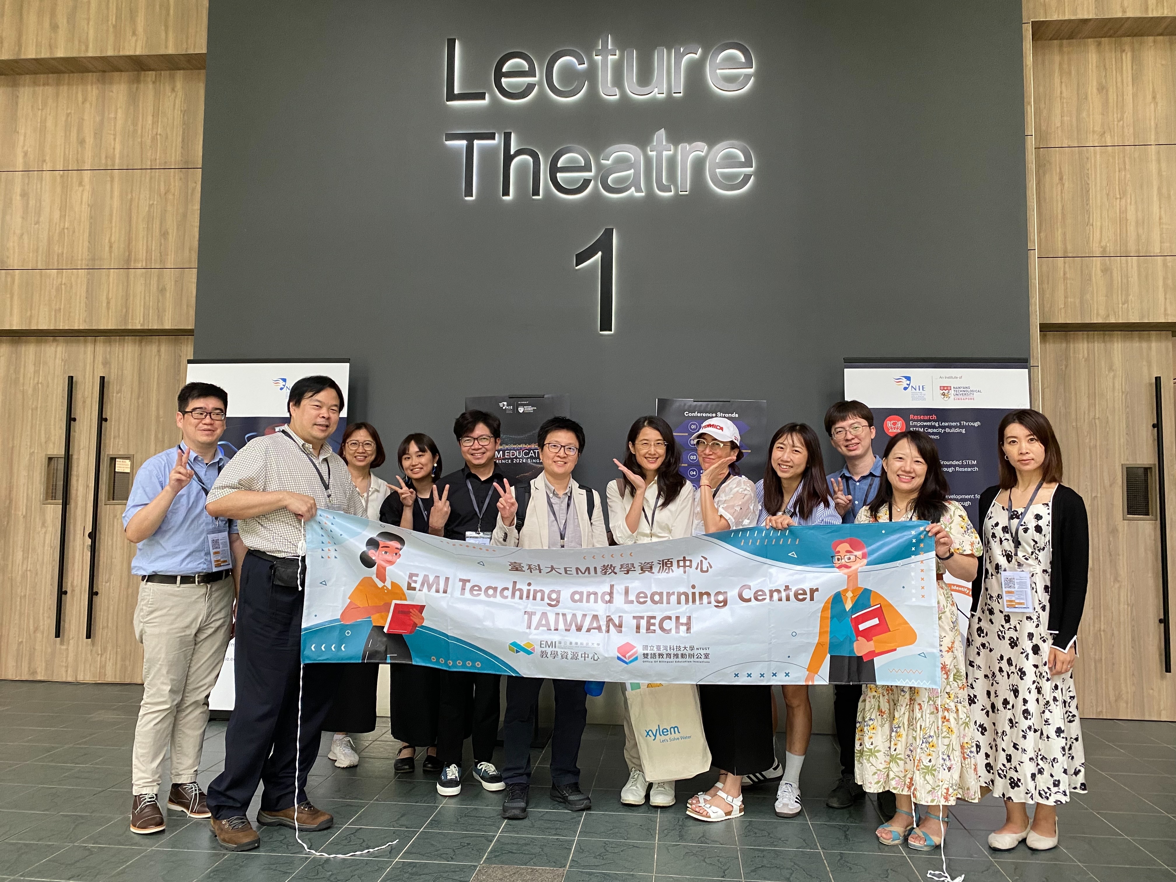Taiwan Tech faculty members engaged in group practical exercises at the International STEM Education Workshop. 
