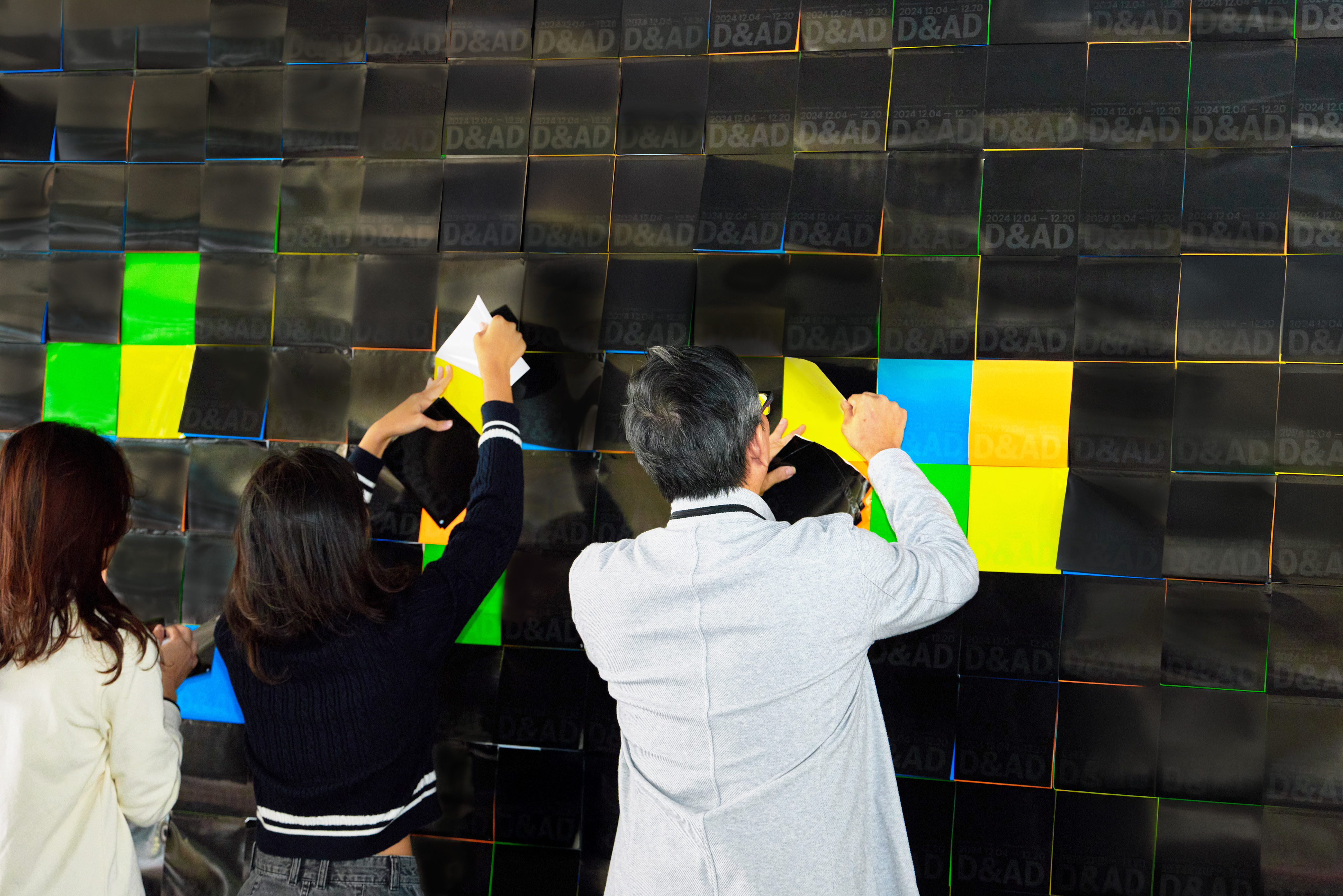 The interactive format encourages the audience to engage in the creative process firsthand, highlighting the participatory and exploratory nature of design.