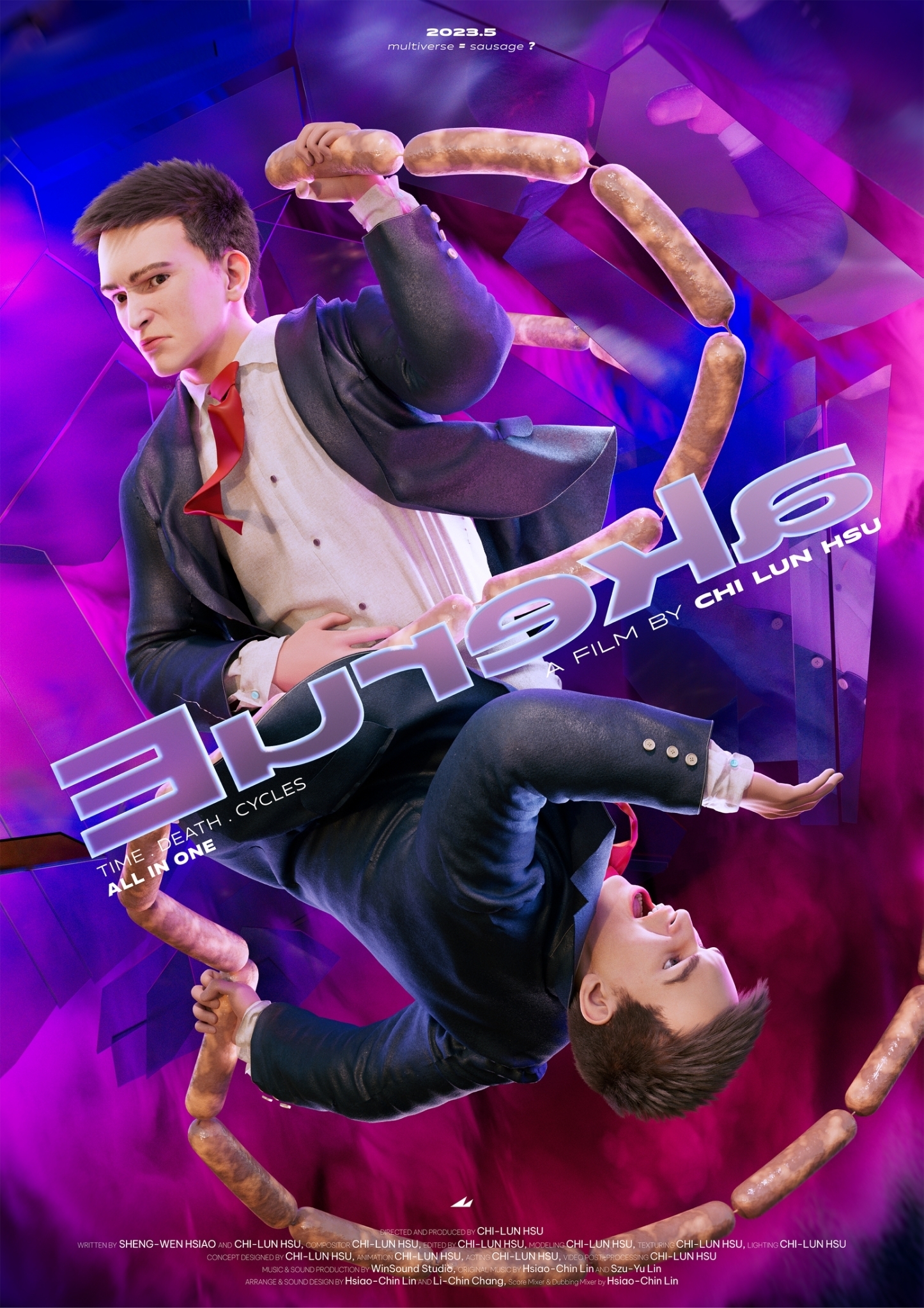 The poster for "Eureka" has the central concept that there is no need to fear death because everything follows a cycle.