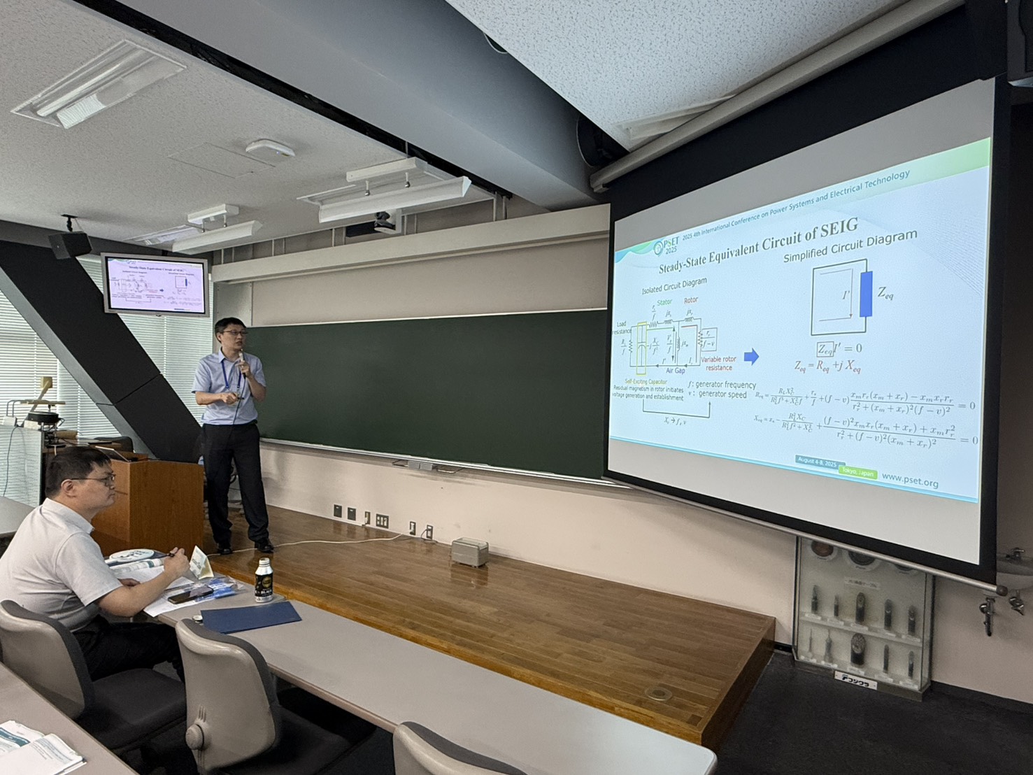 Professor Jian-Hong Liu  presented his research at the 2025 PSET (Power Systems and Electrical Technology) International Conference.