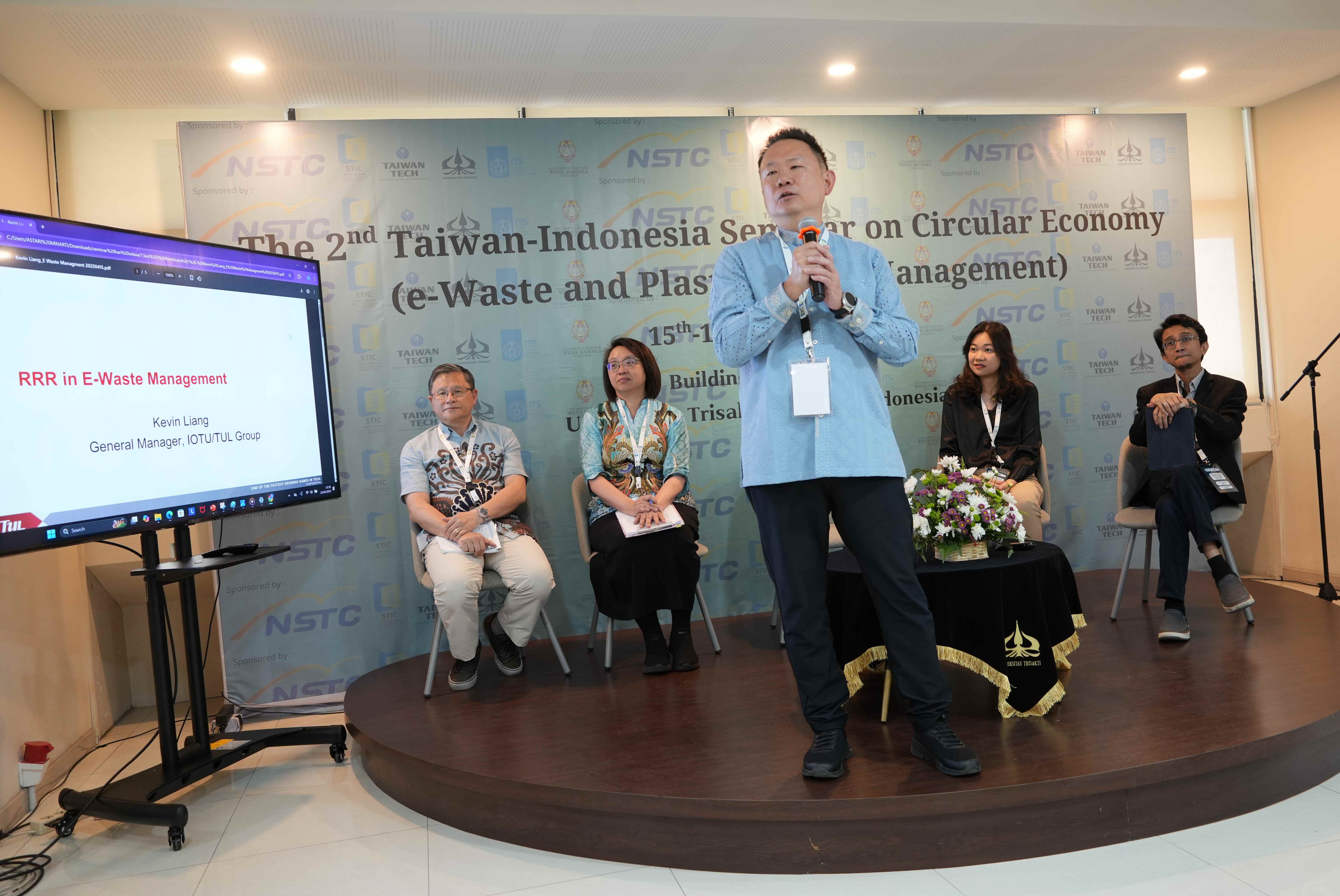 Zheng-Zhi Liang, General Manager of TUL Group’s subsidiary, HanZhi IoT, shared practical experiences in electronic waste management.
